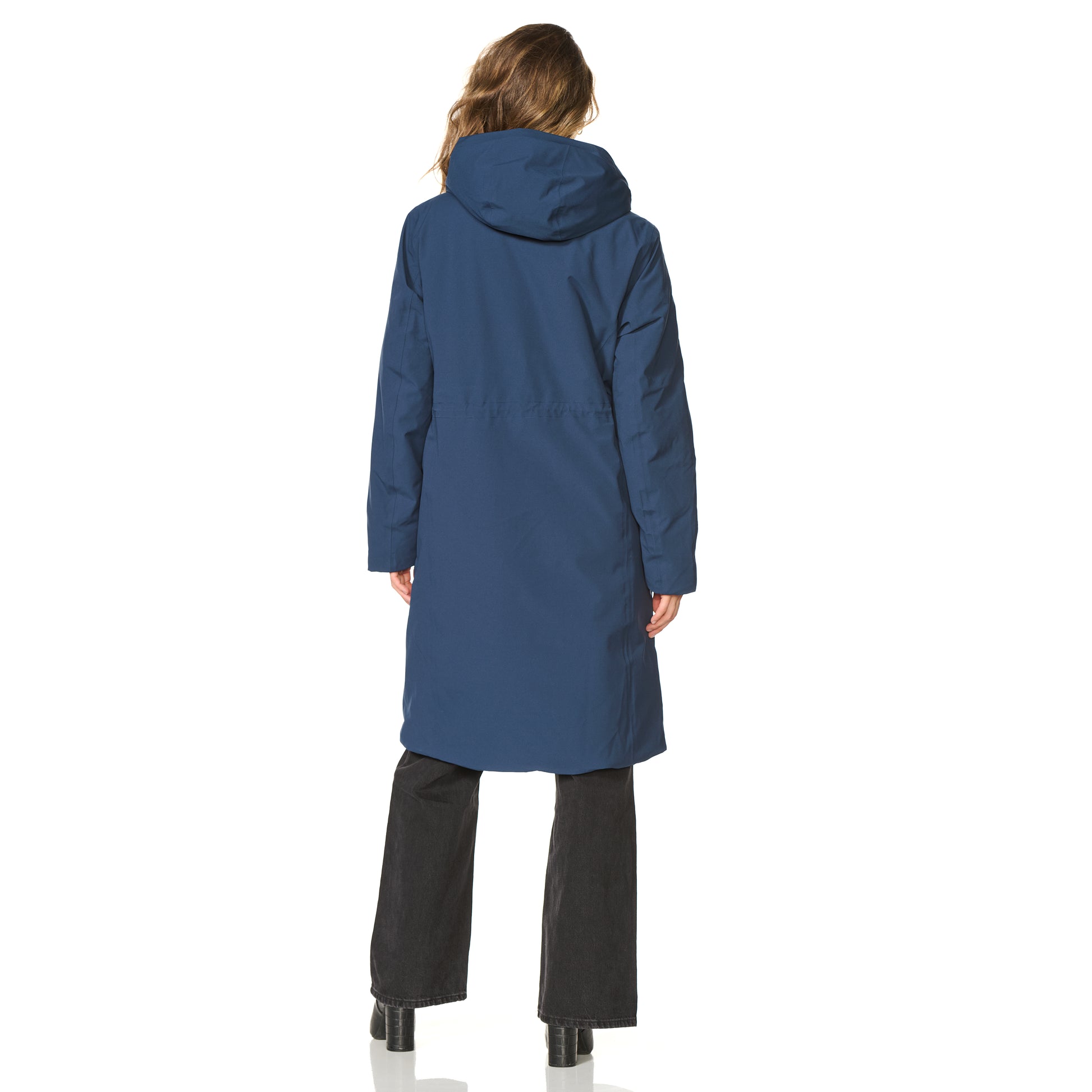 Winterjas Phoenix blauw Happy Rainy Days 