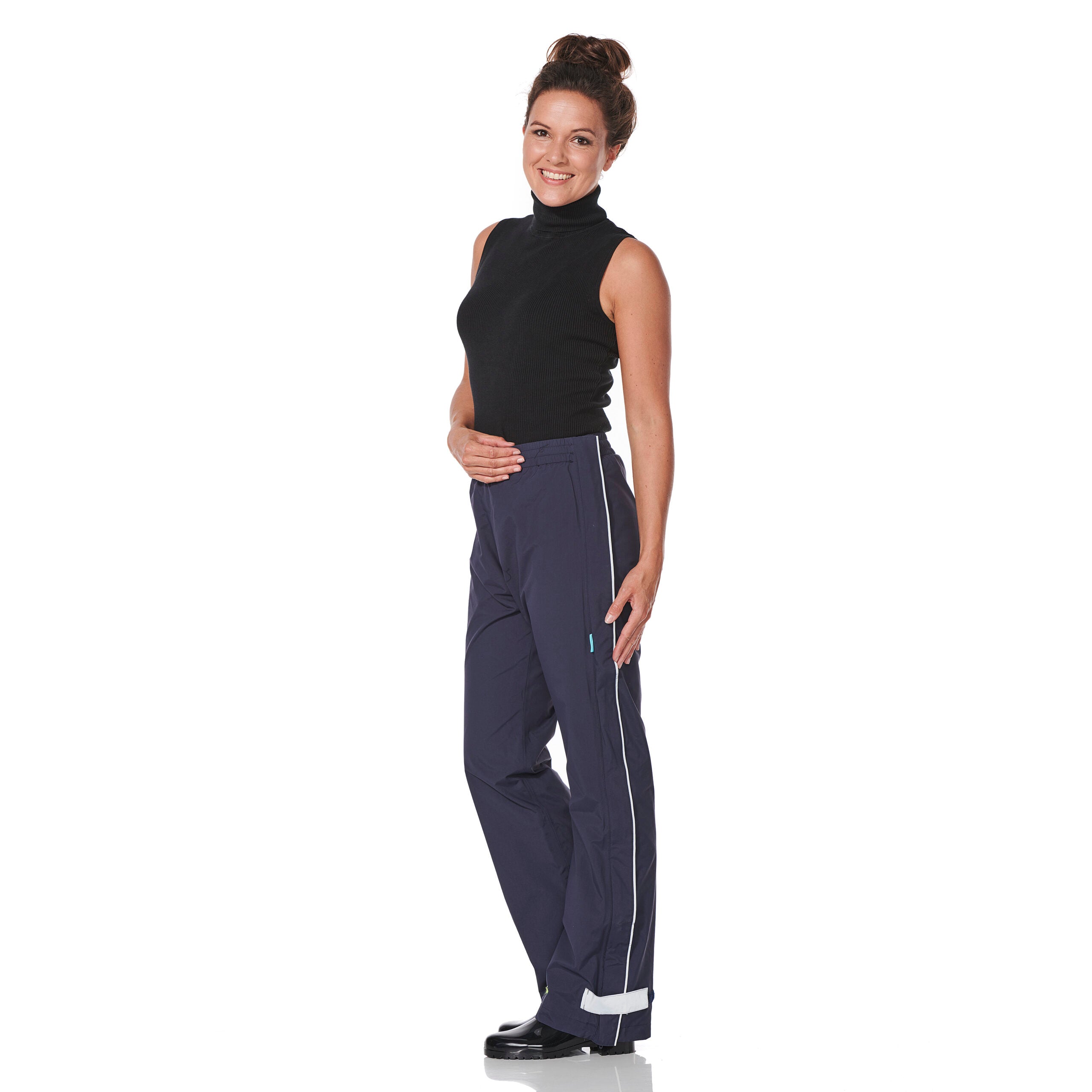 Regenbroek donkerblauw Happy Rainy Days 